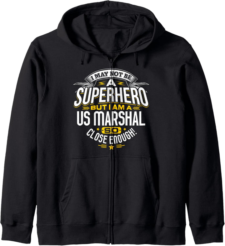 US Marshals Idea Professional Superheld US Marshals Kapuzenjacke