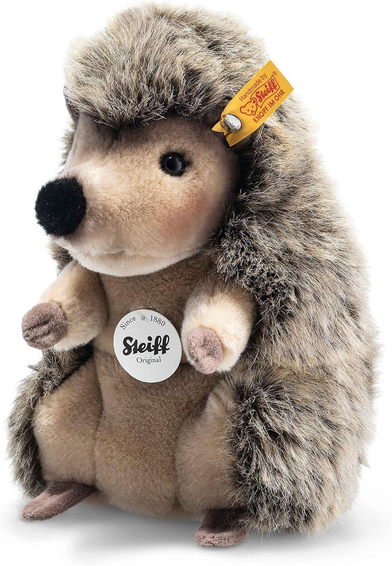 Steiff 067211 Joggi Igel - 20 cm - Kuscheltier - braun meliert