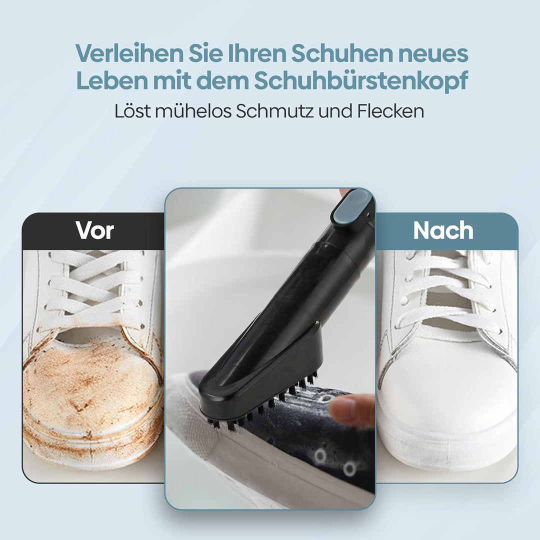 Olvy Teppichreiniger 2.0 - Leistungsstarker 17.000 PA Fleckenentferner mit 1,6m Schlauch, 4m Kabel,