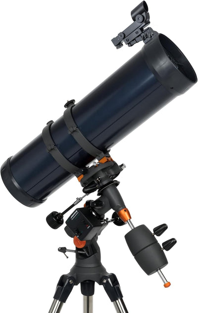 Celestron 31051 AstroMaster 130EQ motorbetriebenes Newtonsches Spiegelteleskop, Dunkelblau Astromast