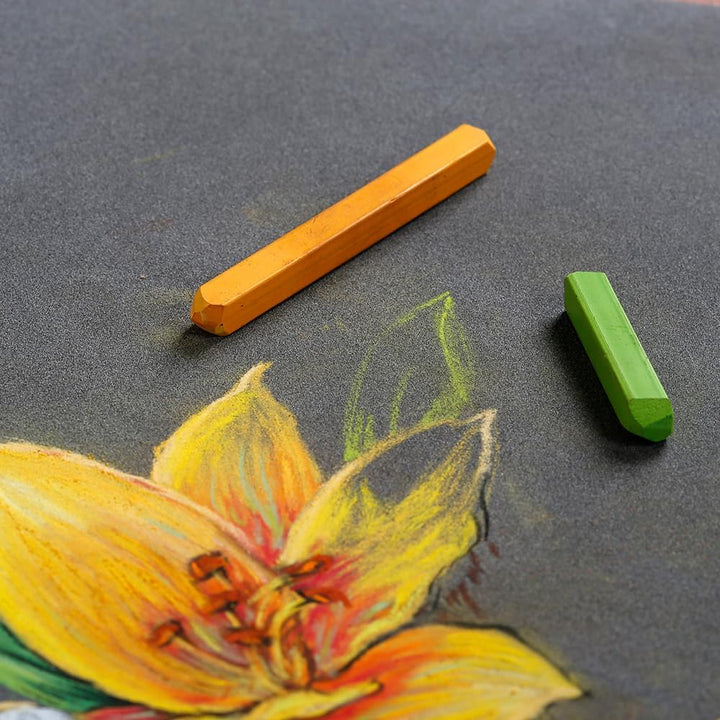 Clairefontaine 96050C Zeichenblock Pastelmat (kopfseitig geleimt, 12 Blatt, 30 x 40 cm, 360 g, mit 4