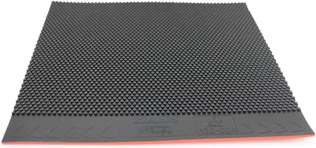 Sauer &amp; Tröger Tischtennis Belag Kurze Noppe | HASS | Rot, Schwarz | 1,5 1,8 2,1 Rot 1,8 mm, Rot 1,8