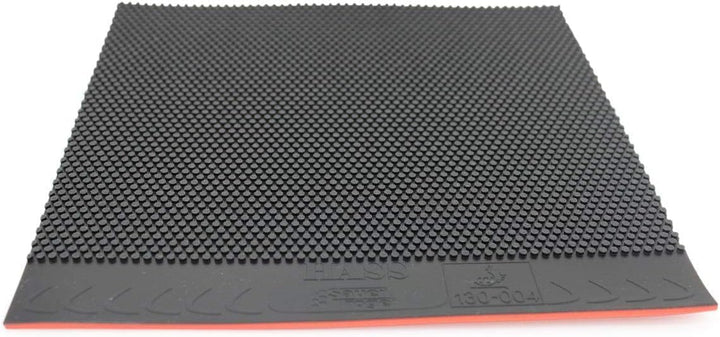 Sauer &amp; Tröger Tischtennis Belag Kurze Noppe | HASS | Rot, Schwarz | 1,5 1,8 2,1 Schwarz 2,1 mm, Sch