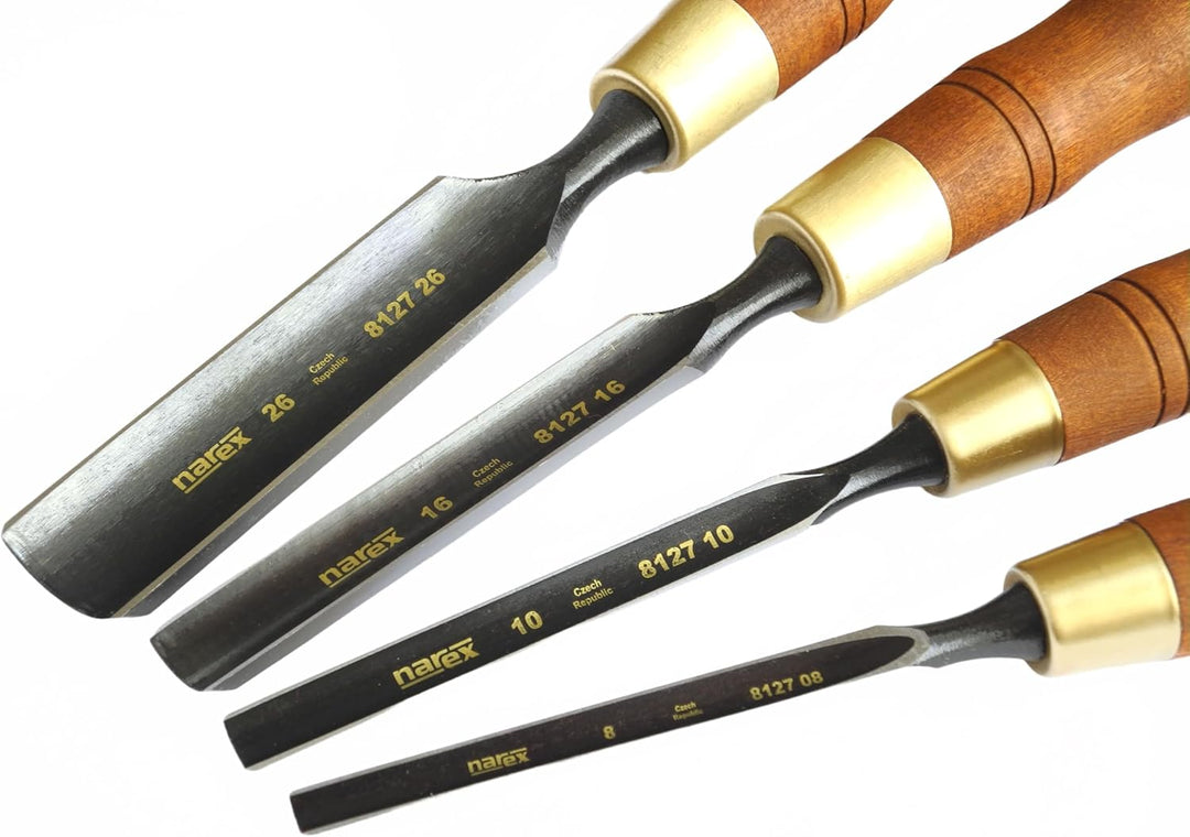 Hohlbeitel Set Premium 4 tlg (8/10 / 16/26 mm)