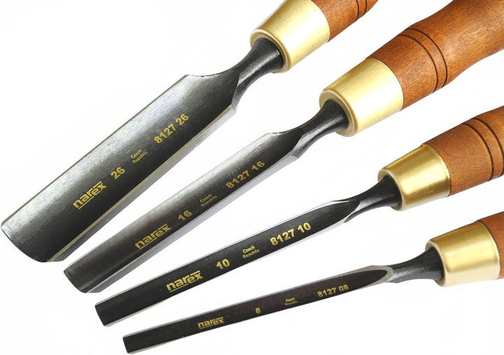 Hohlbeitel Set Premium 4 tlg (8/10 / 16/26 mm)
