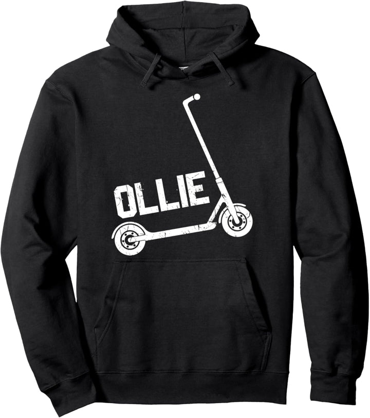 Scooter Stunt Ollie Tretroller Jungen & Kinder Pullover Hoodie