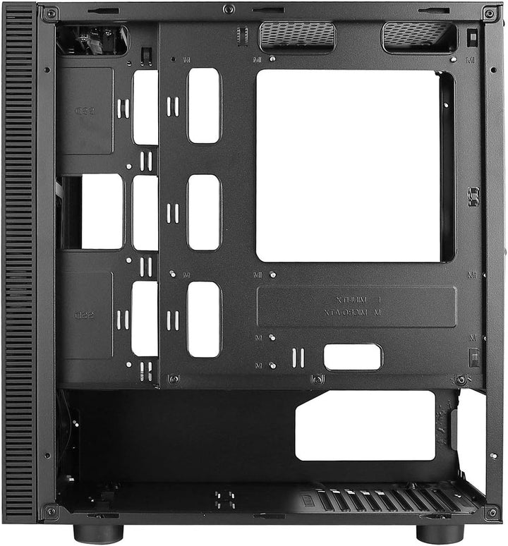 CiT Seven MATX RGB PC Gaming-Gehäuse, Micro-ATX und Mini-ITX-Unterstützung | Schwarz