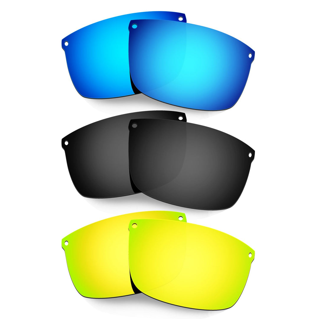 HKUCO Plus Mens Replacement Lenses For Oakley Carbon Blade - 3 pair