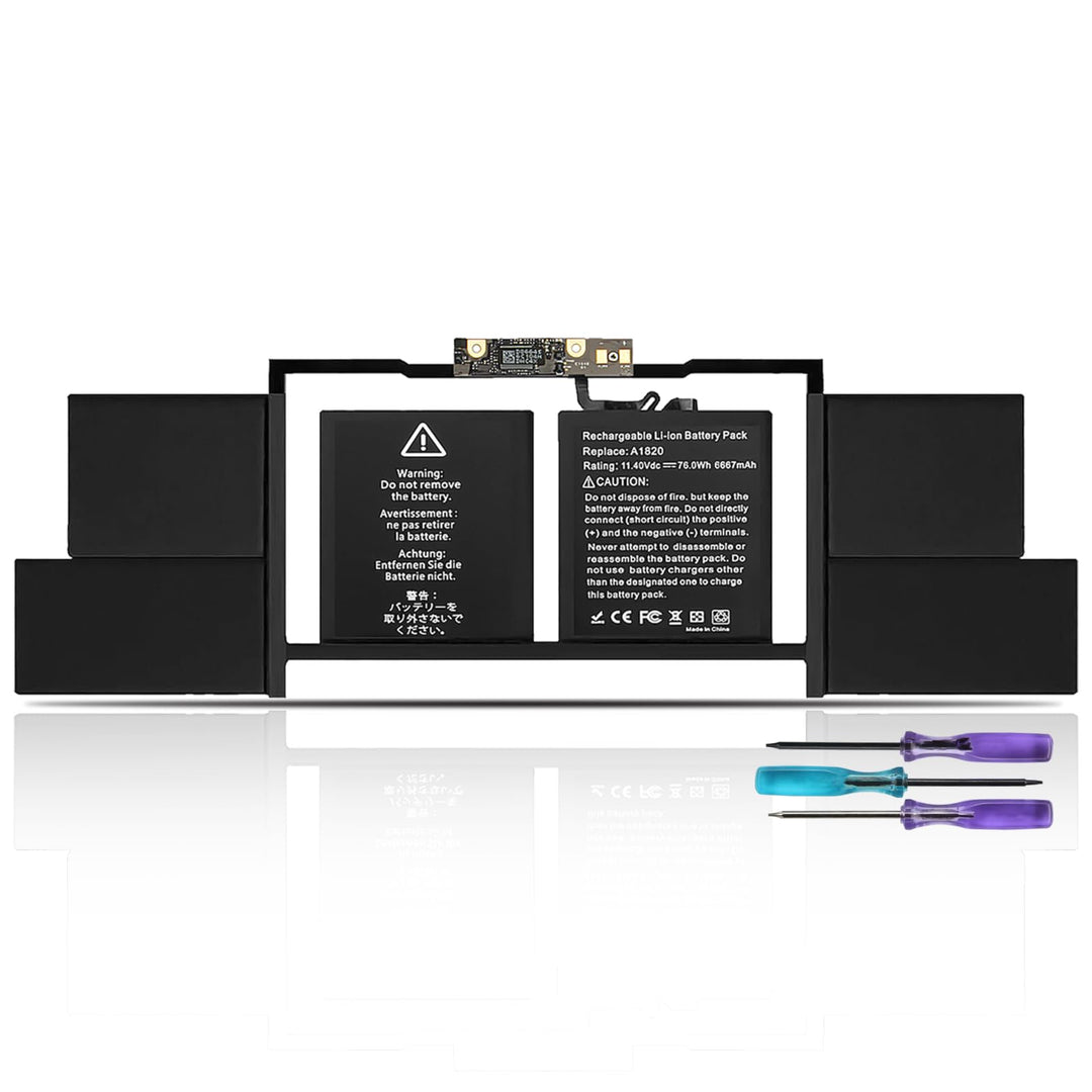 K KYUER 76Wh A1820 Laptop Akku für MacBook Pro 15" A1707 Late 2016 Mid 2017 EMC 3162 3072 MLH32LL/A