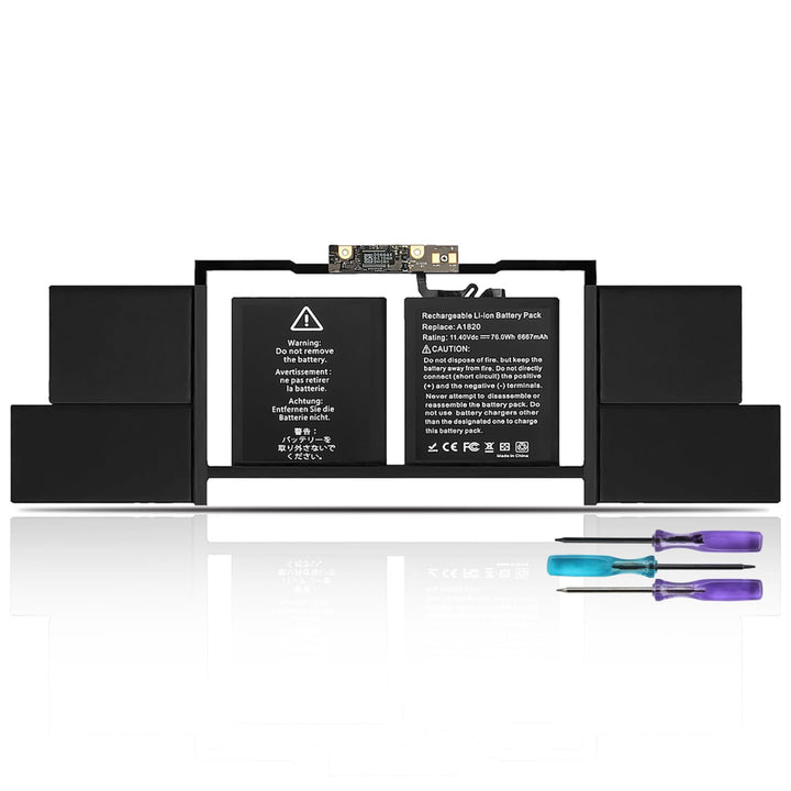 K KYUER 76Wh A1820 Laptop Akku für MacBook Pro 15" A1707 Late 2016 Mid 2017 EMC 3162 3072 MLH32LL/A