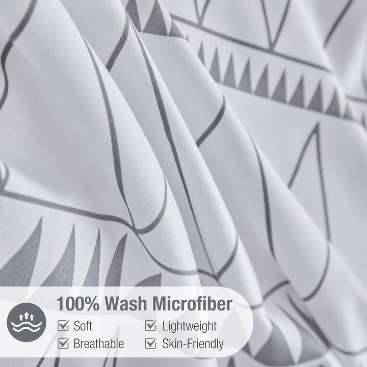 Lekesky Bettwäsche 200x200cm Super Weiche 100% Mikrofaser 3teilig - Bettwäsche-Sets 200 x 200 Bettbe