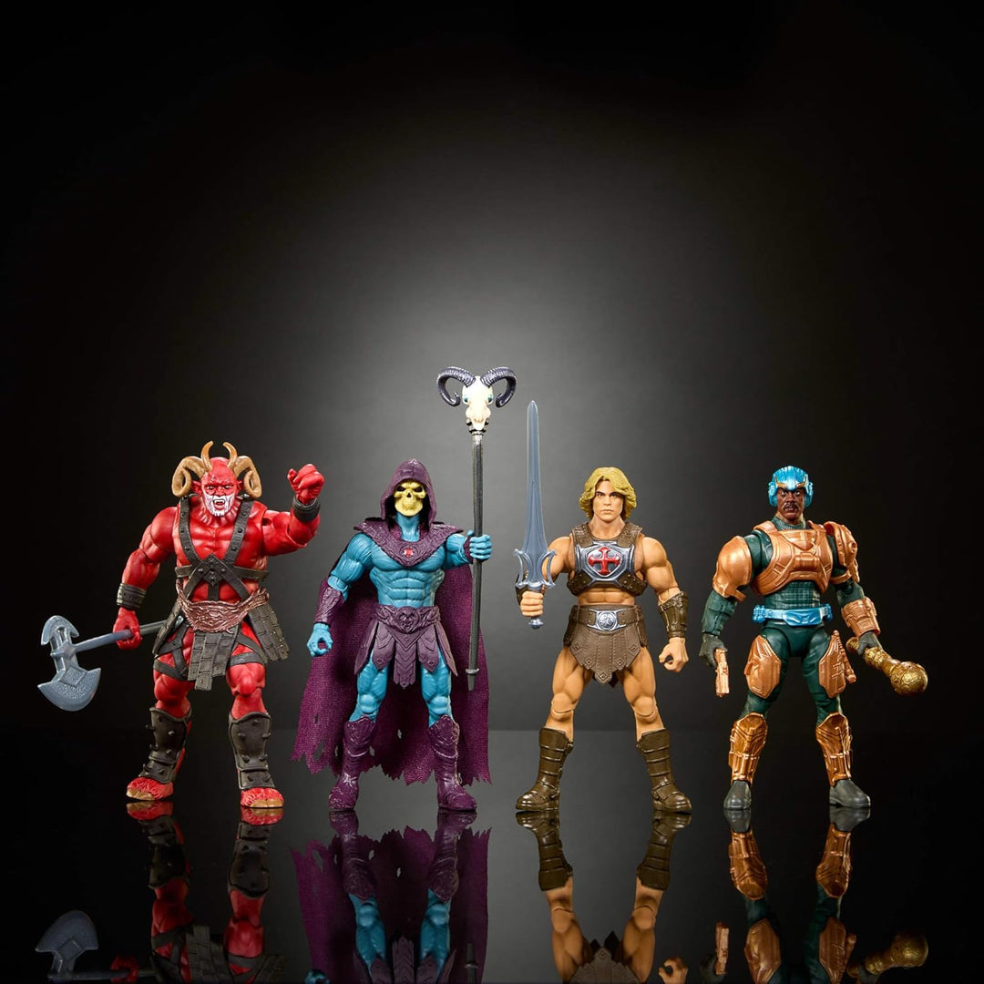 Masters of the Universe Actionfigur-Spielzeug Viererpack, ca. 14 cm, detailgetreu zum Film von 2026