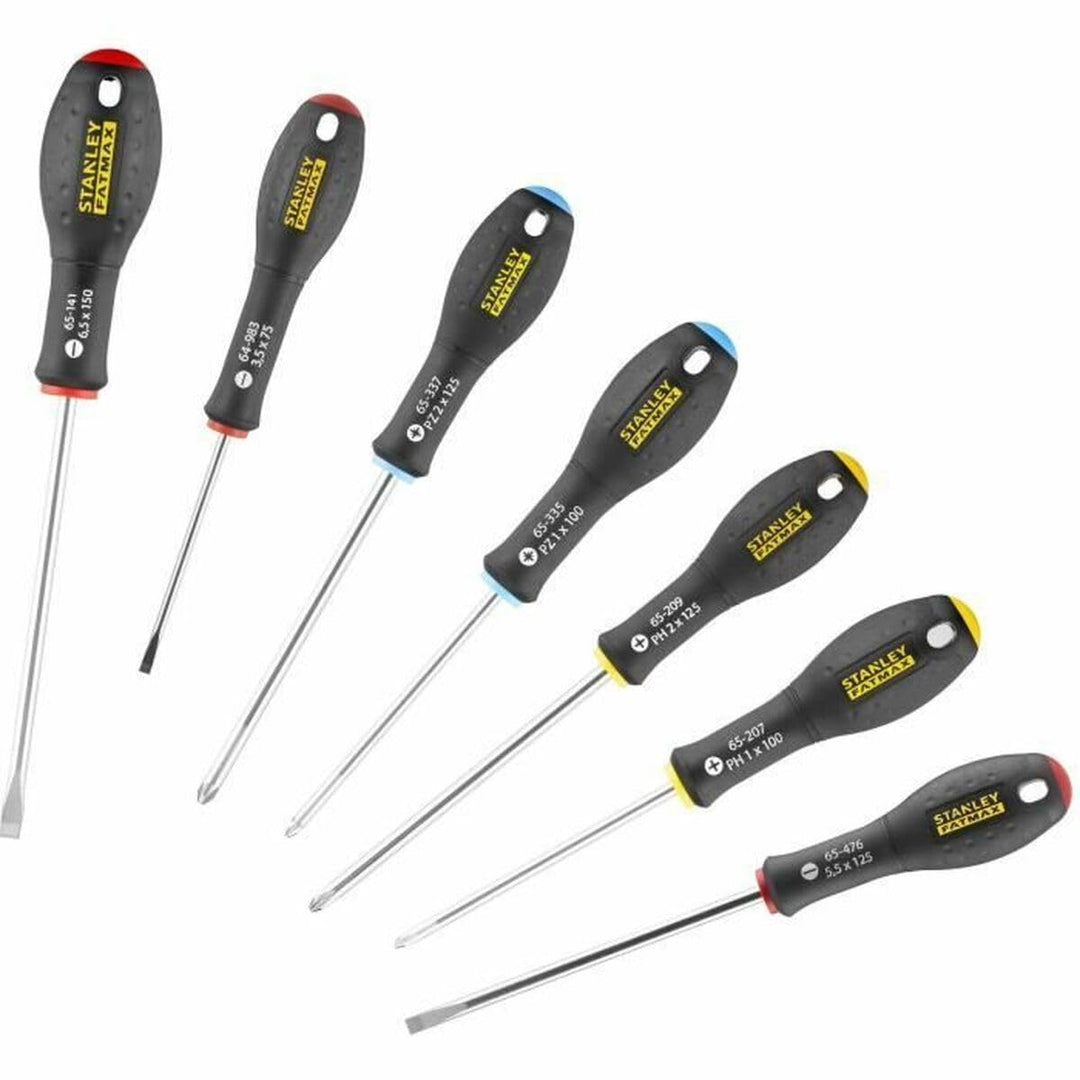 Stanley FatMax Schraubendreher-Set (7-teilig, Schlitz/Phillips/Pozidriv, Parallel 3,5 mm, 5,5 mm; Sc
