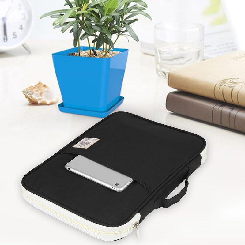 Multifunktionale Business A4 Wasserdichte Dokumententasche, Portfolio Organizer Tasche mit Reissvers