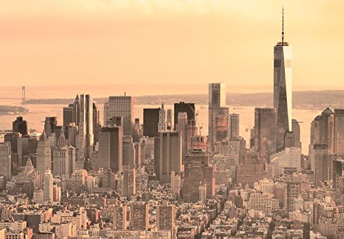 murando - Wandbilder XXL New York 135x45 cm 1 tlg - Wand Deko Vlies Leinwand Bilder Gross Wanddeko W
