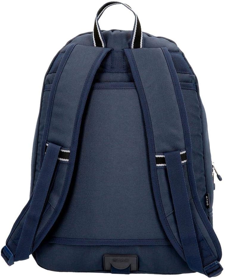Enso Basic An Trolley anpassbarer Rucksack Blau 32x46x15 cms Polyester für 15,6"-Laptop 22.1L Blau A