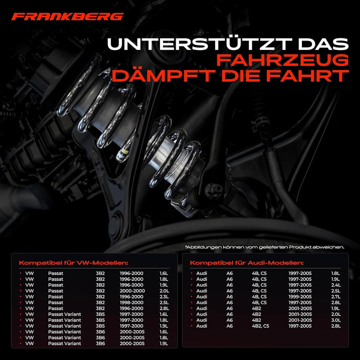 2x Federn Fahrwerksfeder Hinterachse für A6 4B C5 1997-2005 P.a.s.s.a.t 3B2 3B3 1996-2005 P.a.s.s.a.