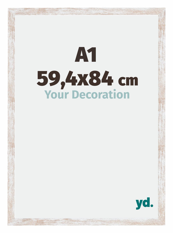 yd. Your Decoration - Bilderrahmen 59,40x84,00 cm - Bilderrahmen aus MDF mit Acrylglas - Antireflex