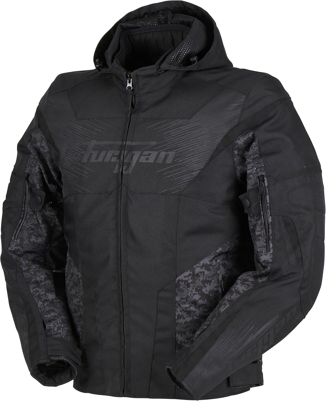 FURYGAN SHARD D3O WATERPROOF JACKEN UND MÄNTEL RADICAL,URBAIN M Schwarz-Pixel, M Schwarz-Pixel