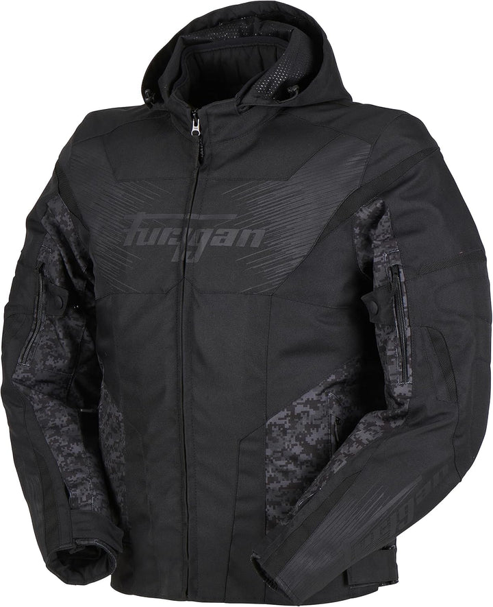 FURYGAN SHARD D3O WATERPROOF JACKEN UND MÄNTEL RADICAL,URBAIN M Schwarz-Pixel, M Schwarz-Pixel