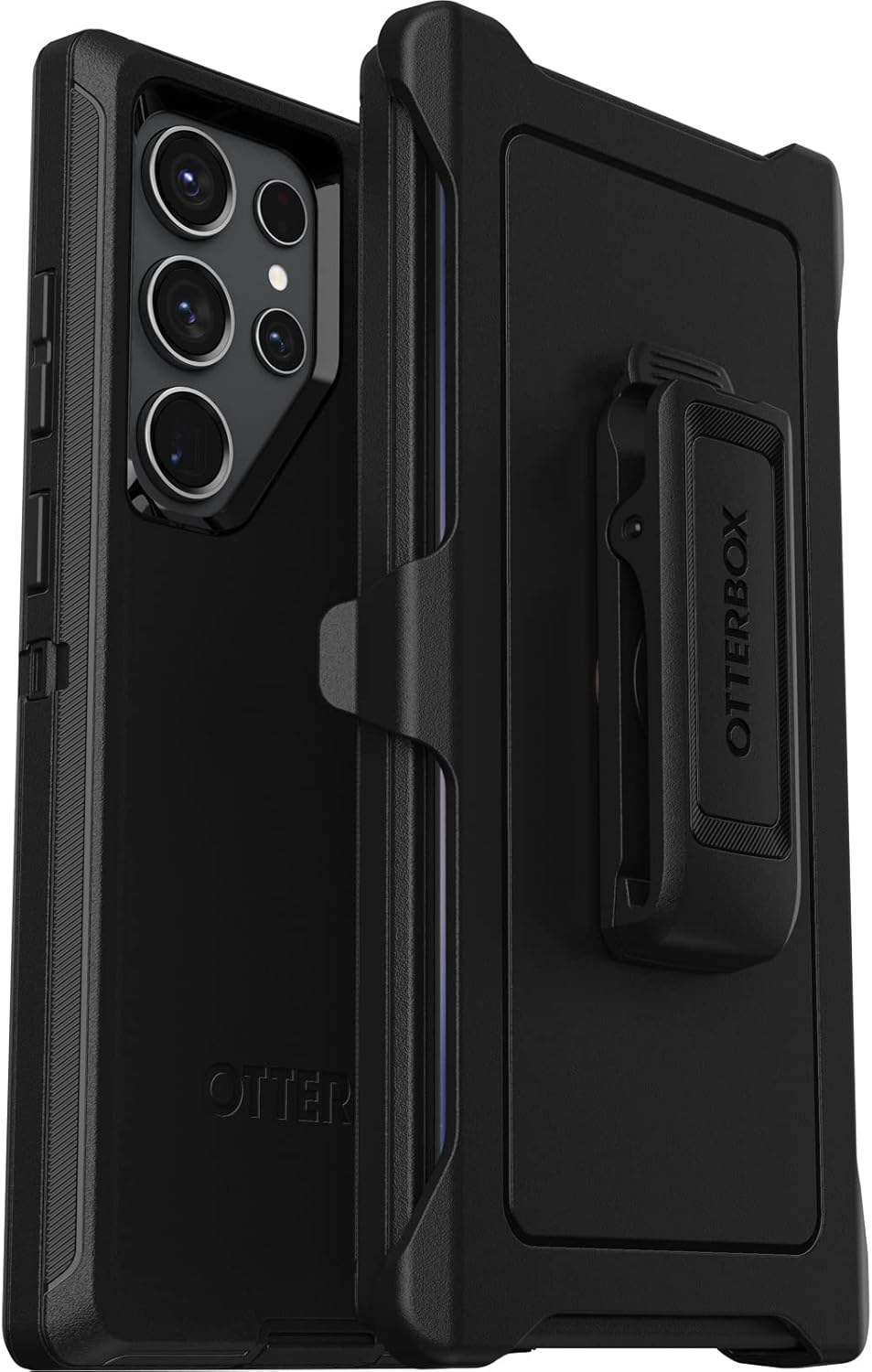 OtterBox Defender Series Schutzhülle für Galaxy S23 Ultra, Schwarz Defender Serie Schwarz, Defender