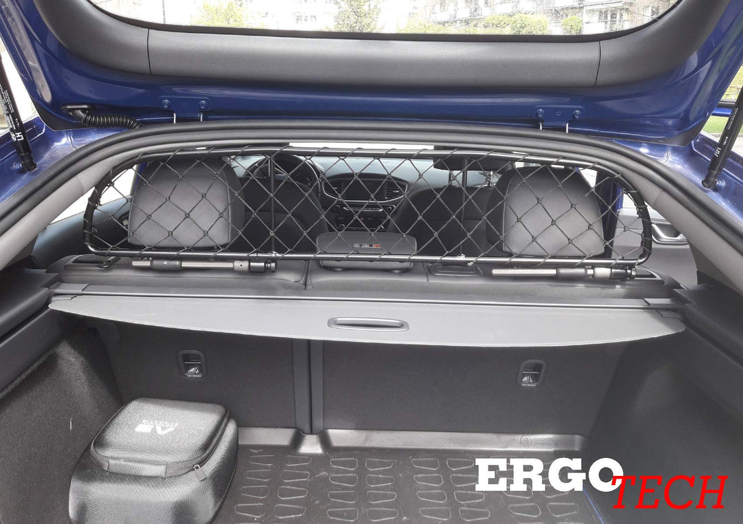 ERGOTECH Trennnetz Trenngitter kompatibel mit Hyundai Ioniq (ab BJ 2016) RDA65-XXS8, für Hunde und G