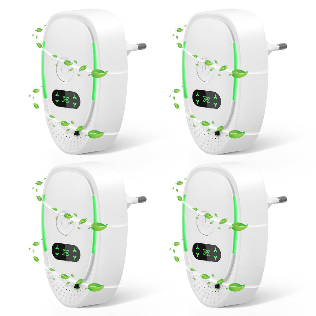 Luftreiniger, Plug in Air Purifier, 4PCS Steckbarer Negativ Ionen Luftreiniger, Air Purifier Ionizer