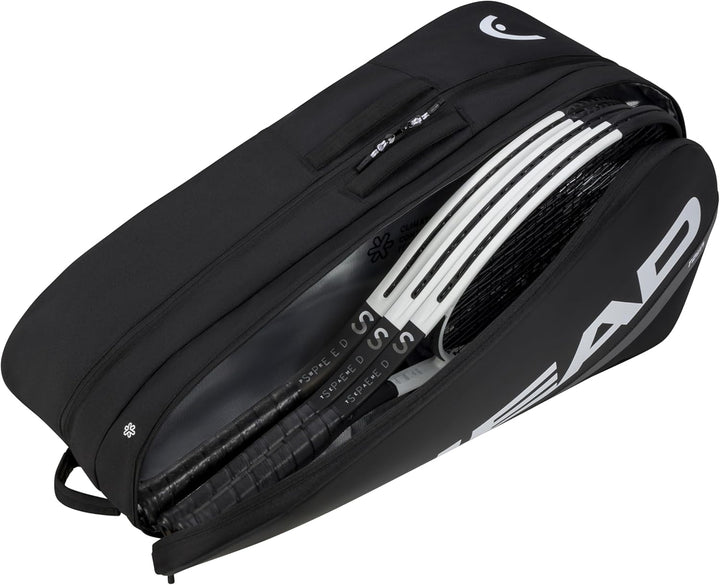 HEAD Tour Racquet Bag L Schwarz/Weiss, Schwarz/Weiss