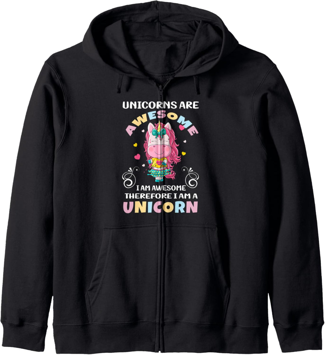 Einhörner sind super deshalb bin ich ein Einhorn - Dadacorn Kapuzenjacke