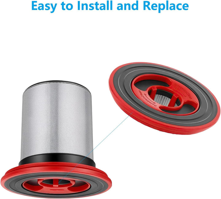 4 Stück Filter Ersatzteile für Bosch Unlimited Series 7 Akku Staubsauger BSS711W BSS715CARP BCS711A