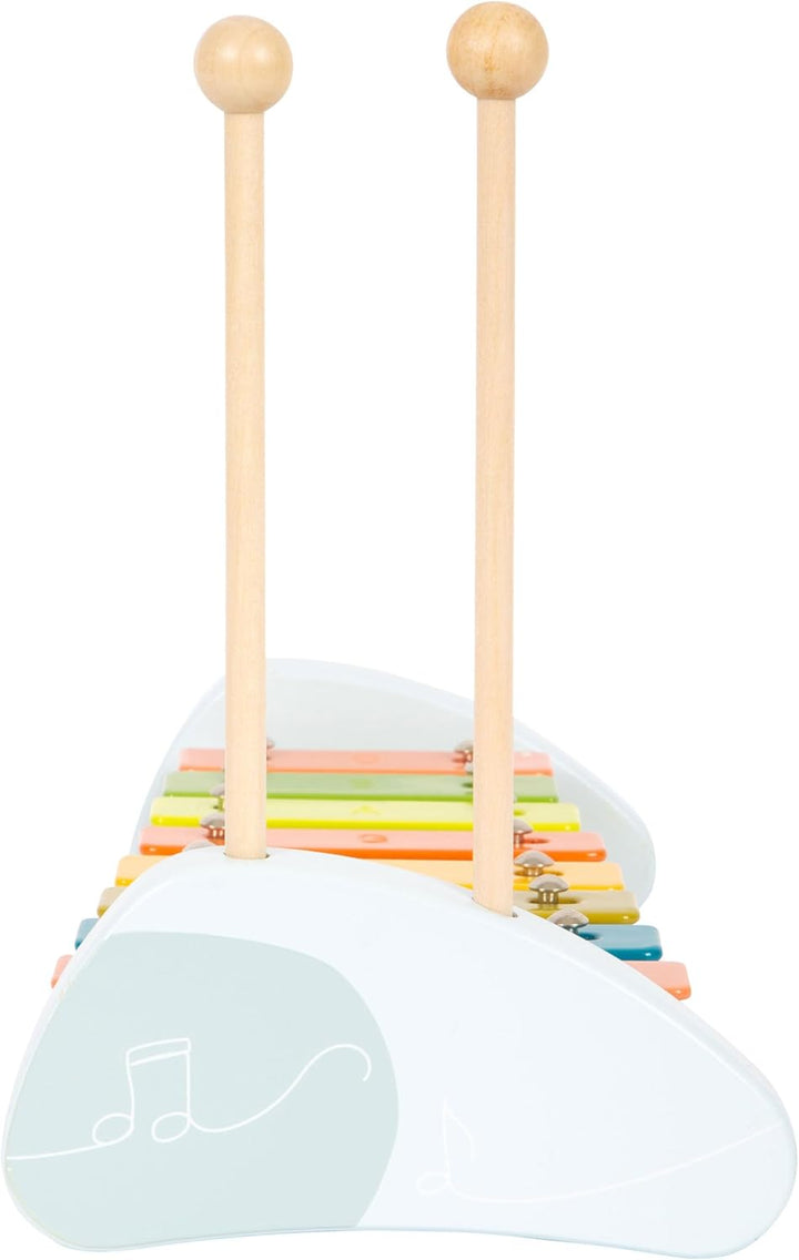small foot Xylophon "Groovy Beats" aus Holz, Instrument für Kinder, inkl. Notenblatt, ab 18 Monaten,