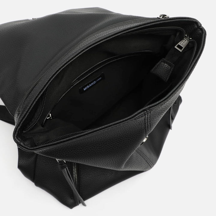 MISAKO LIBA BACKPACK - Modischer Rucksack für Damen - 29X30X14CM - Black