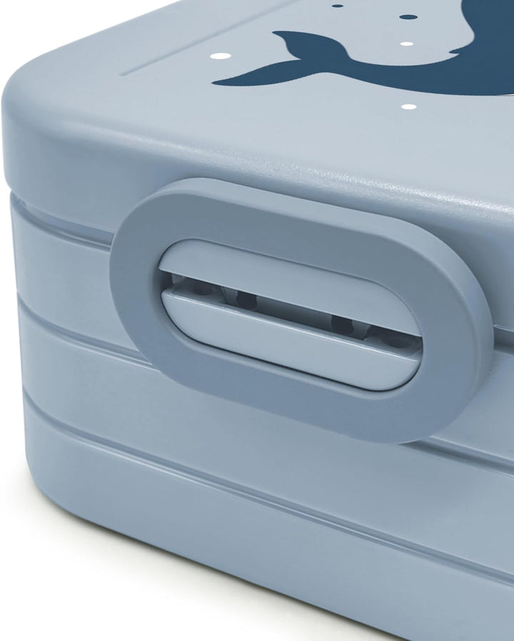 printplanet® Personalisierbare Brotdose „Layout Wal“ – Lunchbox/Bento Box von Mepal – mit eigenem Na