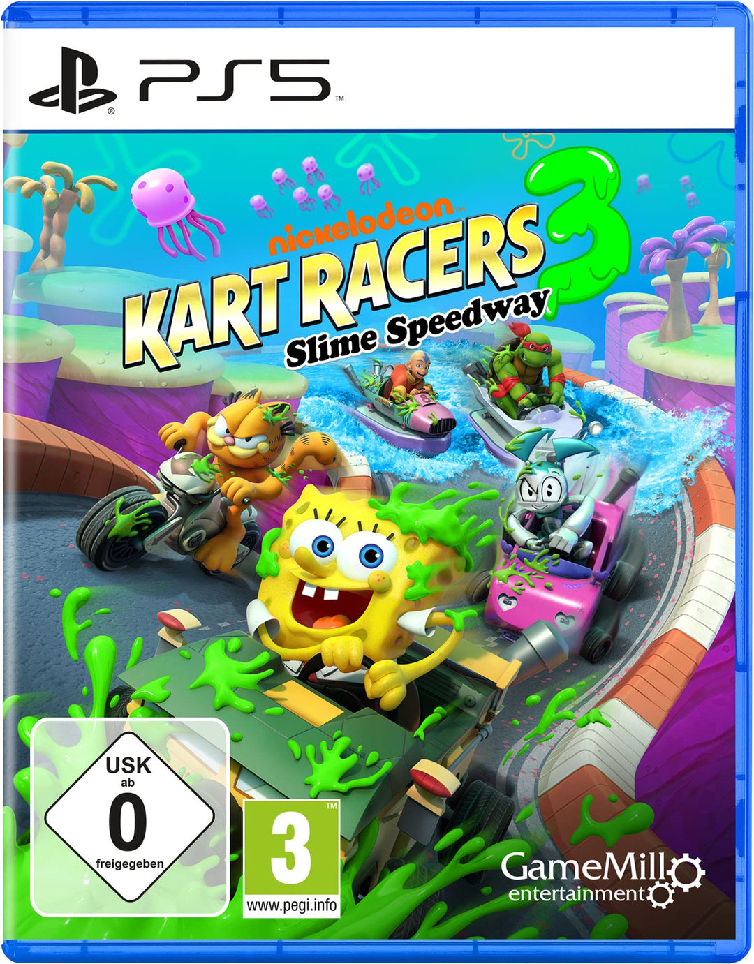 GameMill Entertainment Nickelodeon Kart Racers 3 - Slime Speedway - [PlayStation 5], PlayStation 5
