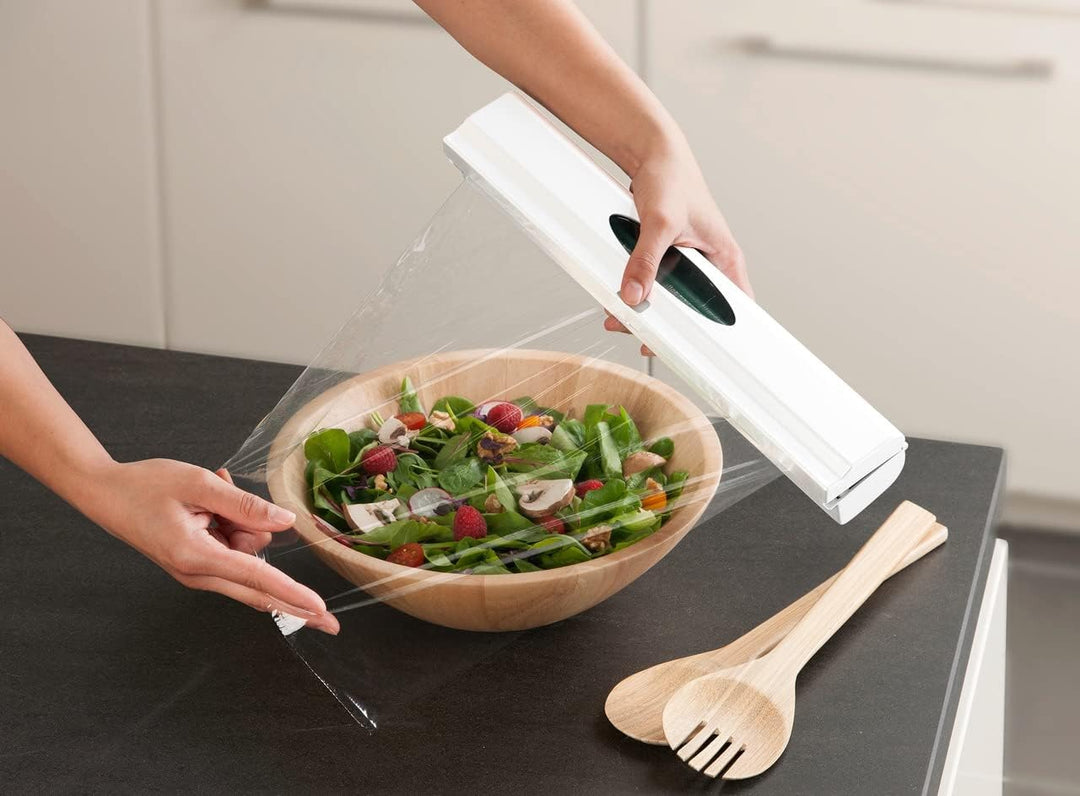 WENKO Folienschneider Mod. Perfect-Cutter praktischer Folienspender für Alufolie und Frischhaltefoli