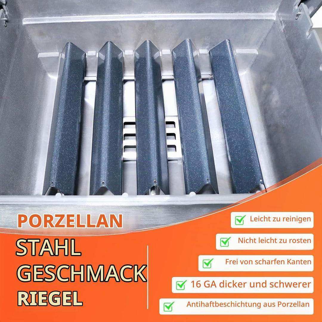 Denmay 38,9cm Flavorizer Bar 7636 ersatzteile für Weber Spirit I II E/S-310 320 330 (mit vorderen Br