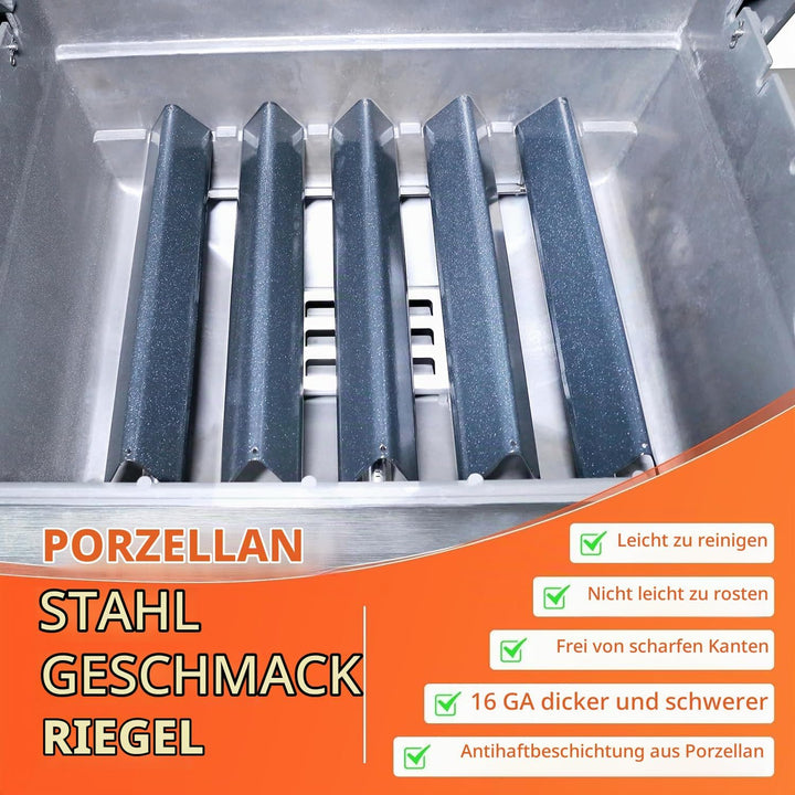 Denmay 38,9cm Flavorizer Bar 7636 ersatzteile für Weber Spirit I II E/S-310 320 330 (mit vorderen Br