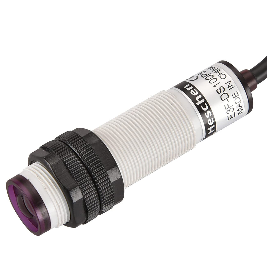 Heschen M18 Säule Infrarot Photoelektrischer Näherungsschalter, Diffuse Reflexionstyp, E3F-DS100P3,