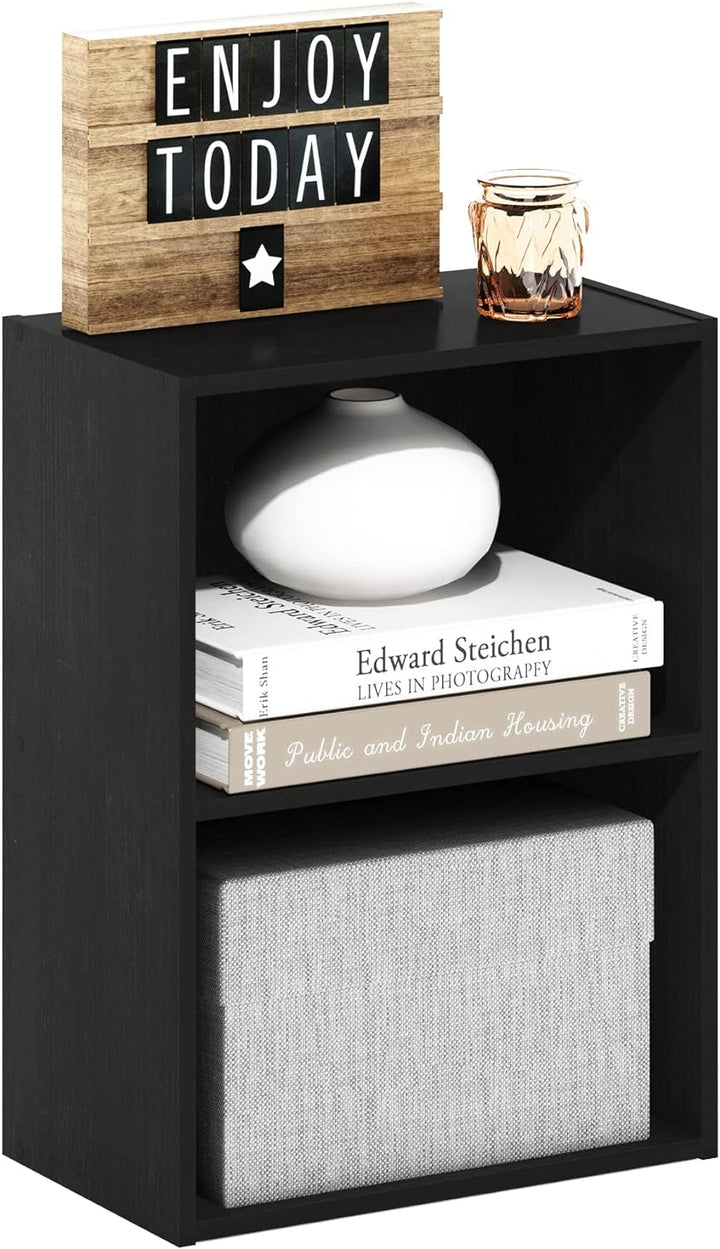 Furinno Luder Bücherregal Bücherregal Bücherregal Aufbewahrung Blackwood 23.7(D) x 39.5(W) x 53.9(H)