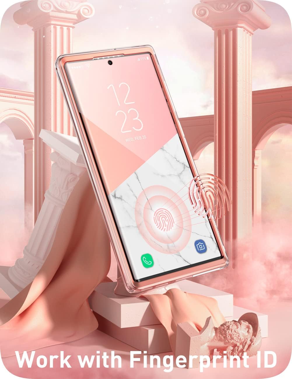 i-Blason Glitzer Hülle für Samsung Galaxy S23 Ultra 5G Handyhülle Bumper Case 360 Grad Schutzhülle G