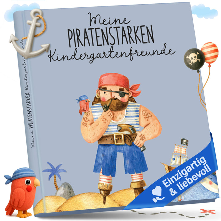 lila liebt dich / Freundebuch Kindergarten Pirat, Freundebuch Kindergarten Junge - Unvergessliche Ki