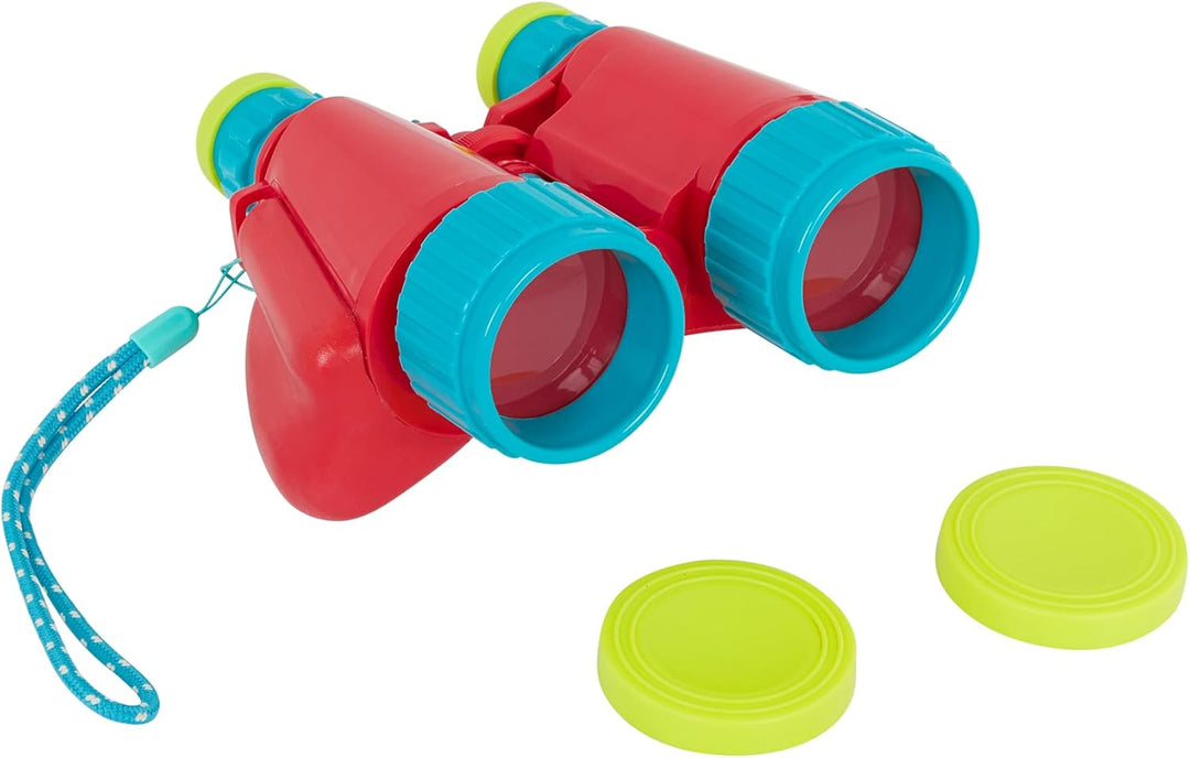 B. toys - Mini-Ferngläser - Kinder-Feldstecher - Rotes Spiel Ferngläser - Spielplatz & Gartenspielze