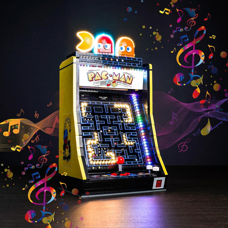 Music Version Led Beleuchtungsset für Lego PAC-Man Arcade (Nicht Lego), Dekorationsbeleuchtungsset f