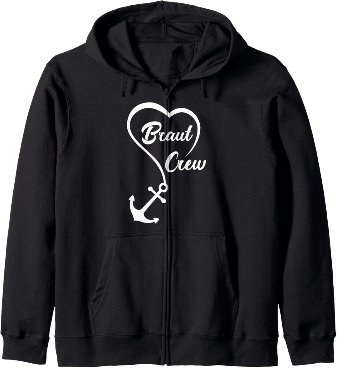 Braut Crew - Hochzeit - Mädels Junggesellinnen Abschied Kapuzenjacke