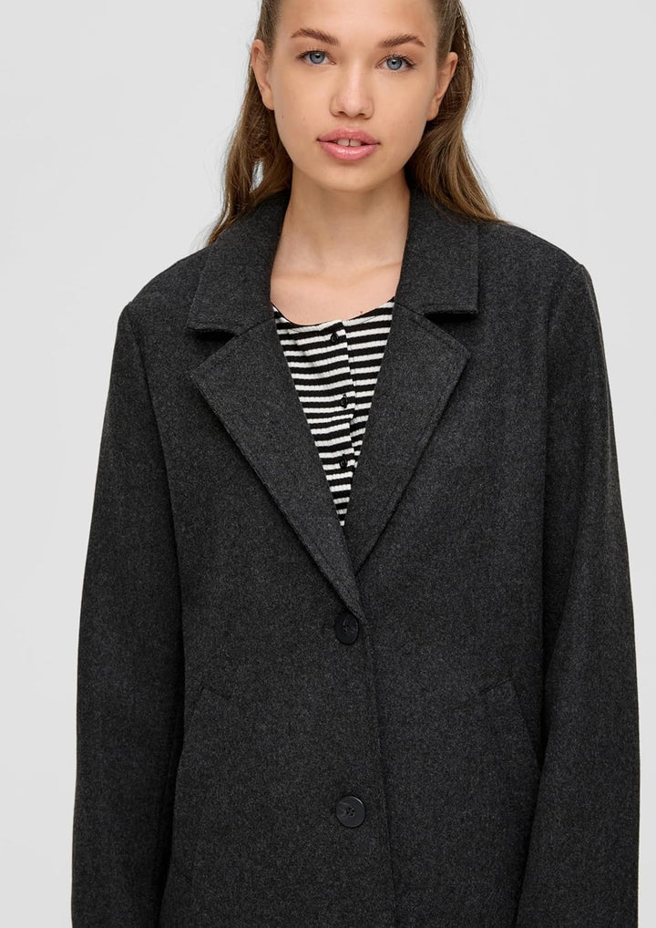 Q/S by s.Oliver Damen Wollmischungs-Mantel S 99w0, S 99w0