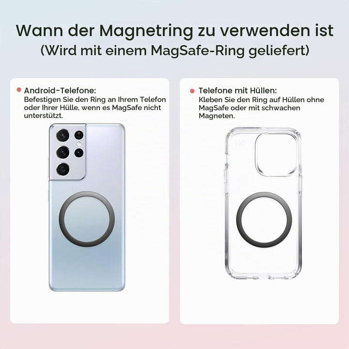 Magcheer Trinkflasche mit Handyhalterung 750ml Magnetische Wasserflasche 360° Verstellbar Flasche Ma