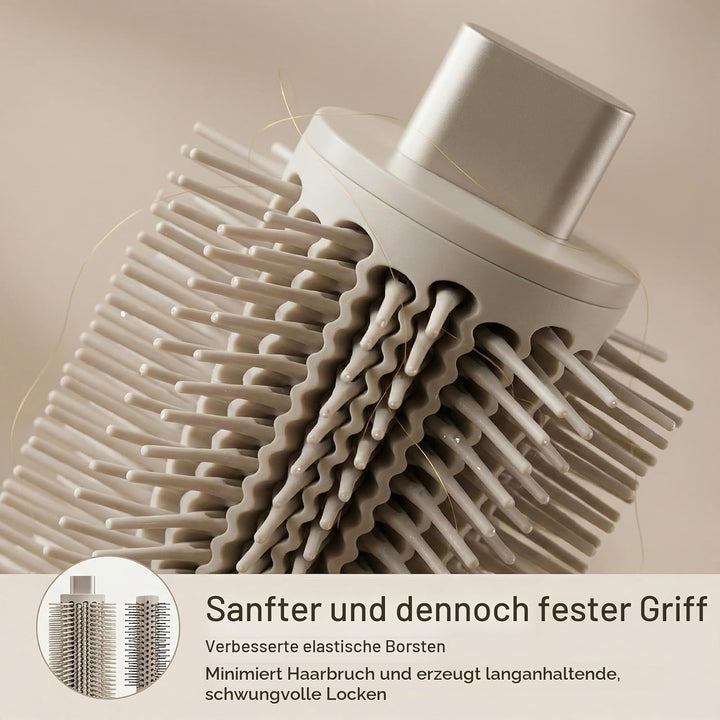 Volumenbürste Aufsatz kompatibel mit Shark FlexStyle HD400 Serie, Verbesserte Rundbürste Stylingbürs
