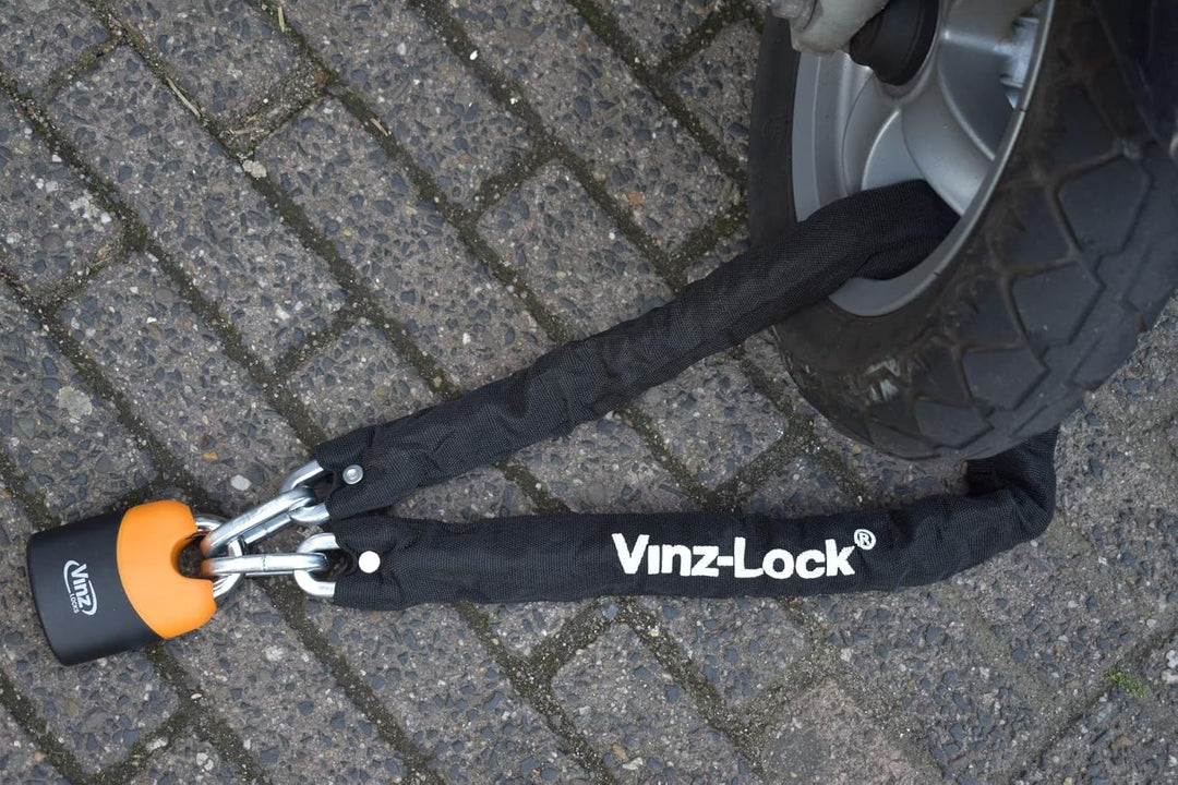 VINZ Fogo Kettenschloss | Kette Locker Schloss | Kettenschloss motorradschloss Rollerschloss E-Bike