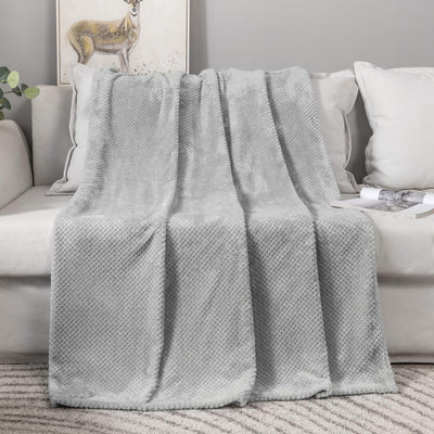 MIULEE Kuscheldecke Granulat Fleecedecke Flanell Decke Weich Flauschig Einfarbig Wohndecken Couchdec