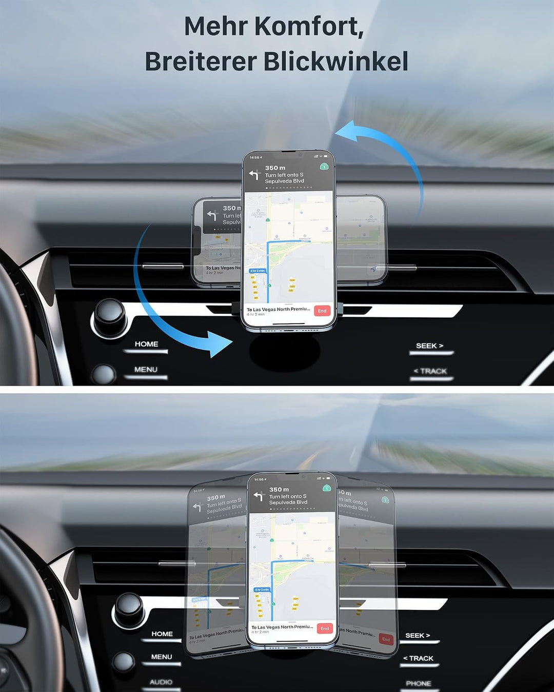 YOSH für MagSafe Handyhalterung Auto, Magnetische Handyhalterung Auto, 360° drehbare Halterung für A